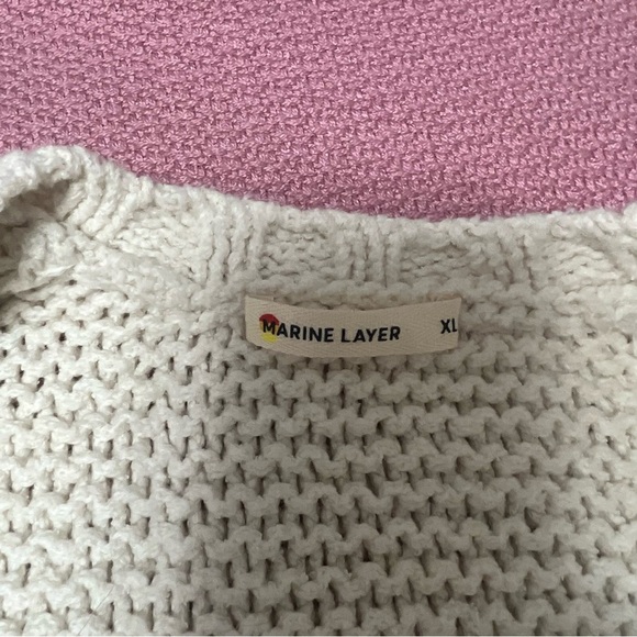 Marine Layer Karolina Cardigan Open Front Knit Cardigan Sweater size XL - Picture 4 of 8
